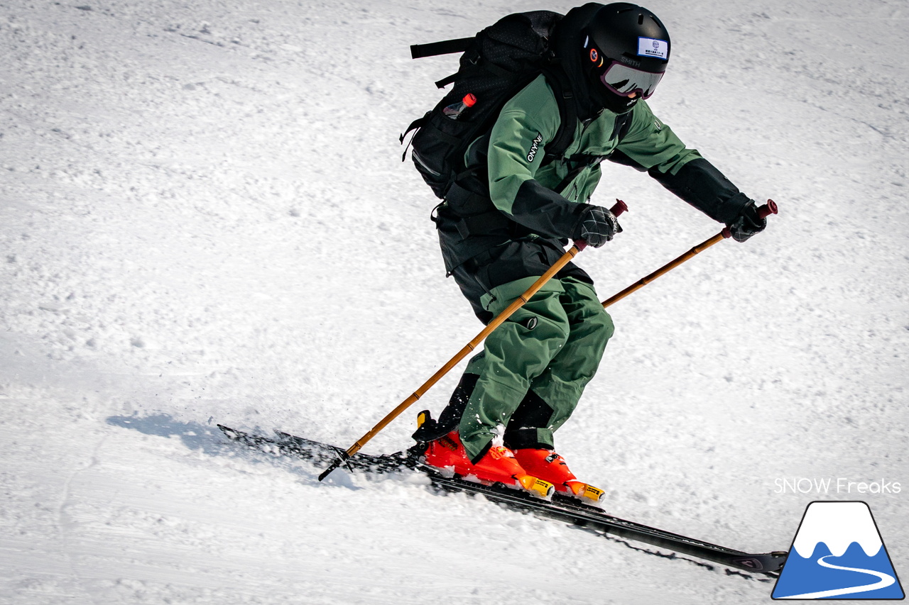 キロロリゾート｜[okaphoto]ことフォトグラファー・岡崎宜紀さんの撮影に密着。被写体となるのは...全日本スキー技術選ファイナリスト『原田侑駿 - Yuma Harada』(^^)/